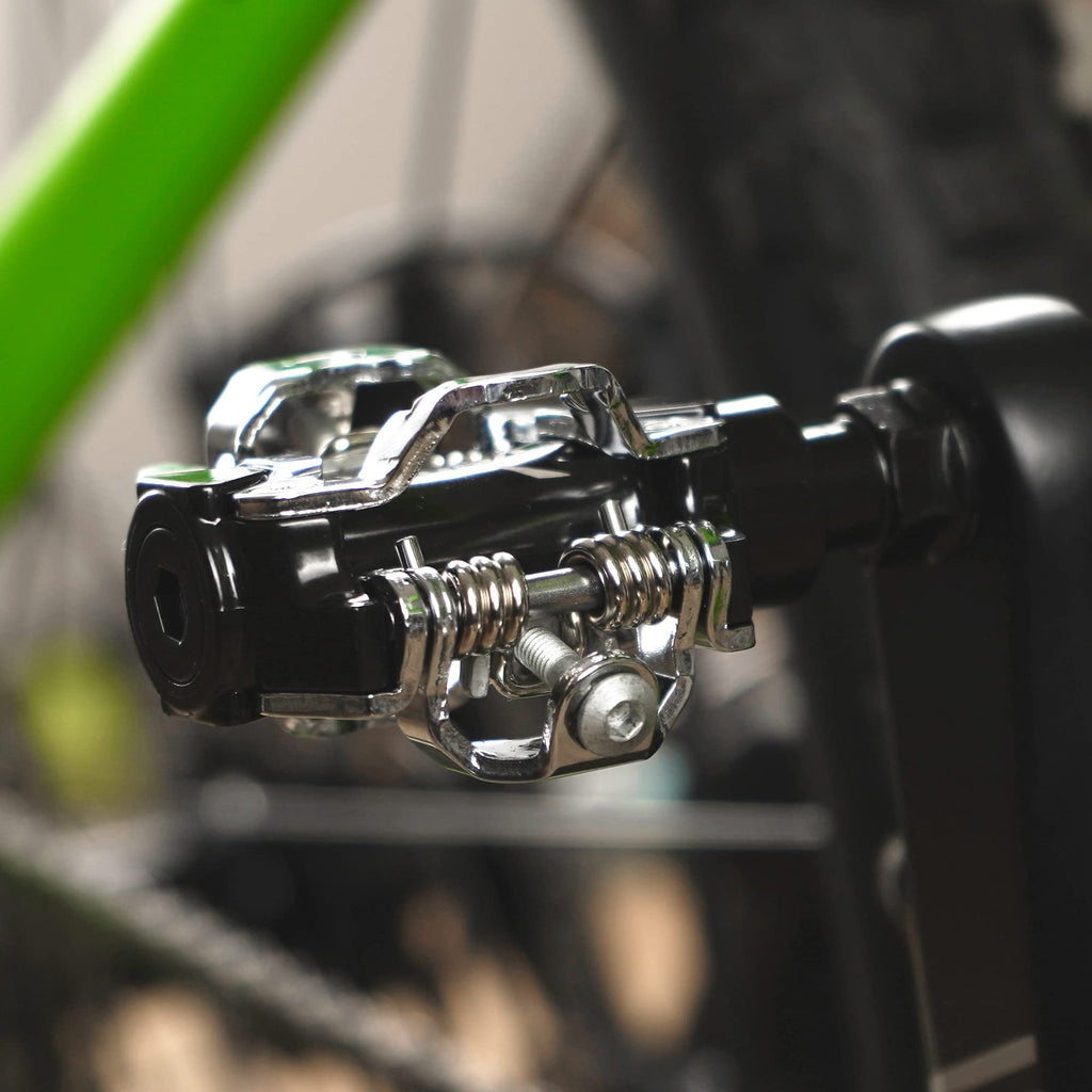 Venzo Mtb Mountain Bike Sealed Clipless Pedals Compatible With Shimano Spd Type Cleats Sm-Sh51 Mtb Shoes - Easy Clip In