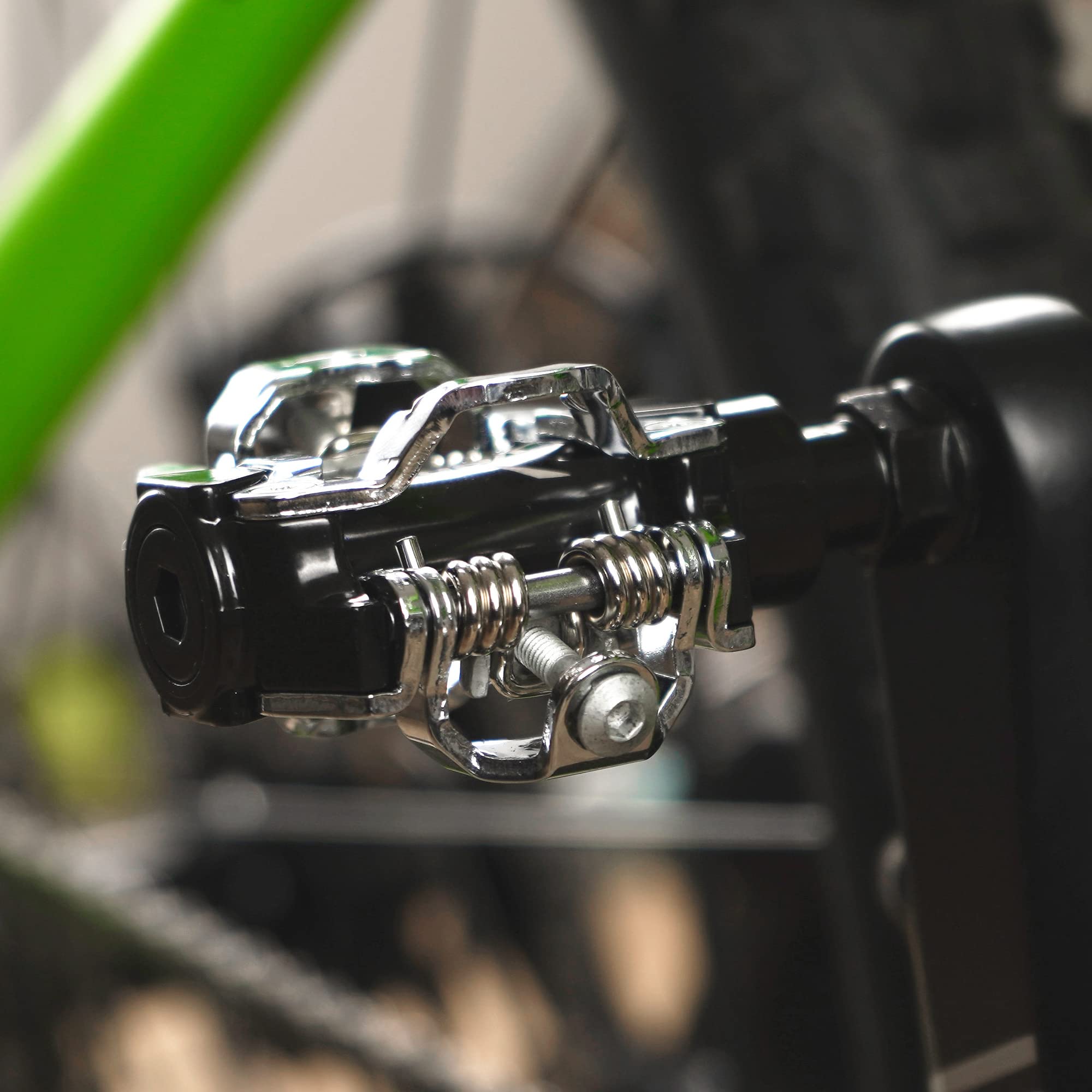 Venzo Mtb Mountain Bike Sealed Clipless Pedals Compatible With Shimano Spd Type Cleats Sm-Sh51 Mtb Shoes - Easy Clip In