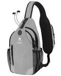 VPBAGE Sling Bag for Men and Women, Crossbody Hiking Daypack/Chest Bag/Shoulder Bag, Small Backpack for Travel, with Chest Phone
