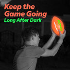 Glowcity Glow In The Dark Football - Light Up, Youth Size Footballs For Kids - Led Lights And Pre-Installed Batteries Included