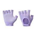 NIVAA Half Finger Workout Glove Women Yoga Gloves for Weightlifting Driving Sports Purple