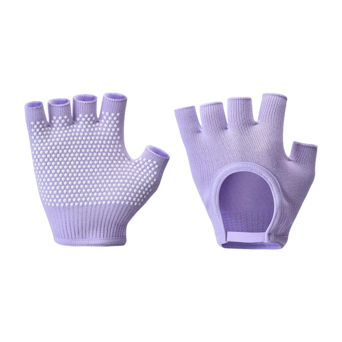 NIVAA Half Finger Workout Glove Women Yoga Gloves for Weightlifting Driving Sports Purple