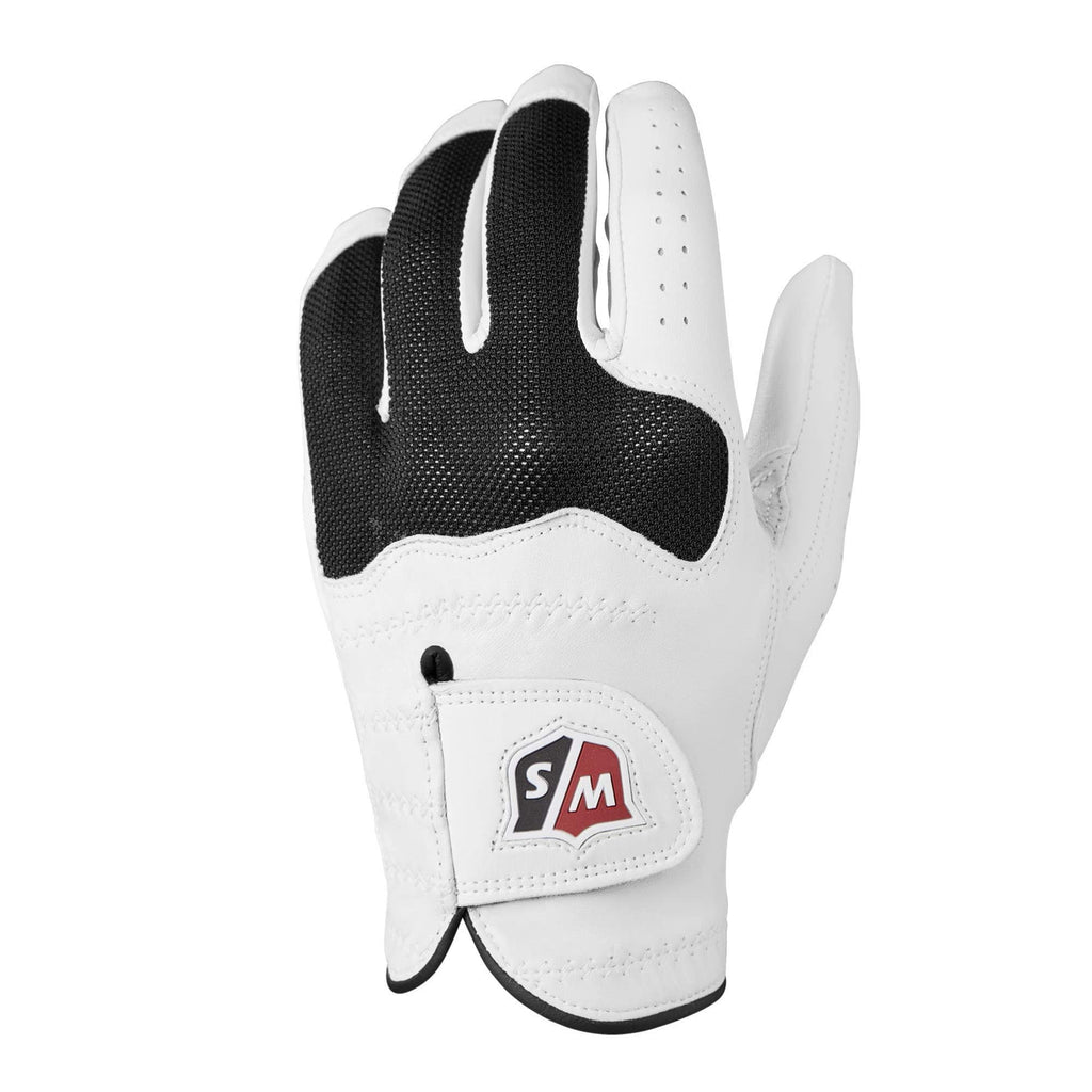 Wilson Men'S Conform Golf Glove - Left Hand, White/Black, Cadet X-Large