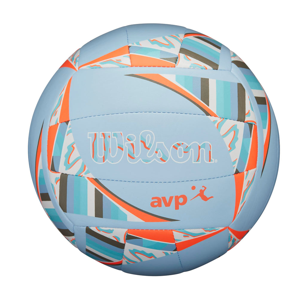 Wilson Avp Movement Volleyball - Official Size, Blue/Orange/White
