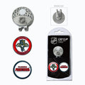 Team Golf Nhl Florida Panthers Cap Clip With 2 Golf Ball Markers Golf Cap Clip With 2 Removable Double-Sided Enamel Magnetic Bal