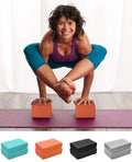 Fit Toy Best Yoga Brick Block Eva Foam Block To Support And Deepen Poses, Improve Strength And Aid Balance And Flexibility (Mult