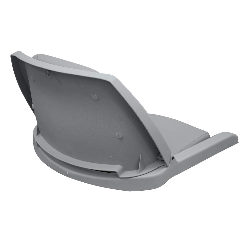 Wise 8Wd139Ls-717 Molded Fishing Boat Seat With Marine Grade Cushion Pads, Grey Shell, Grey Cushion