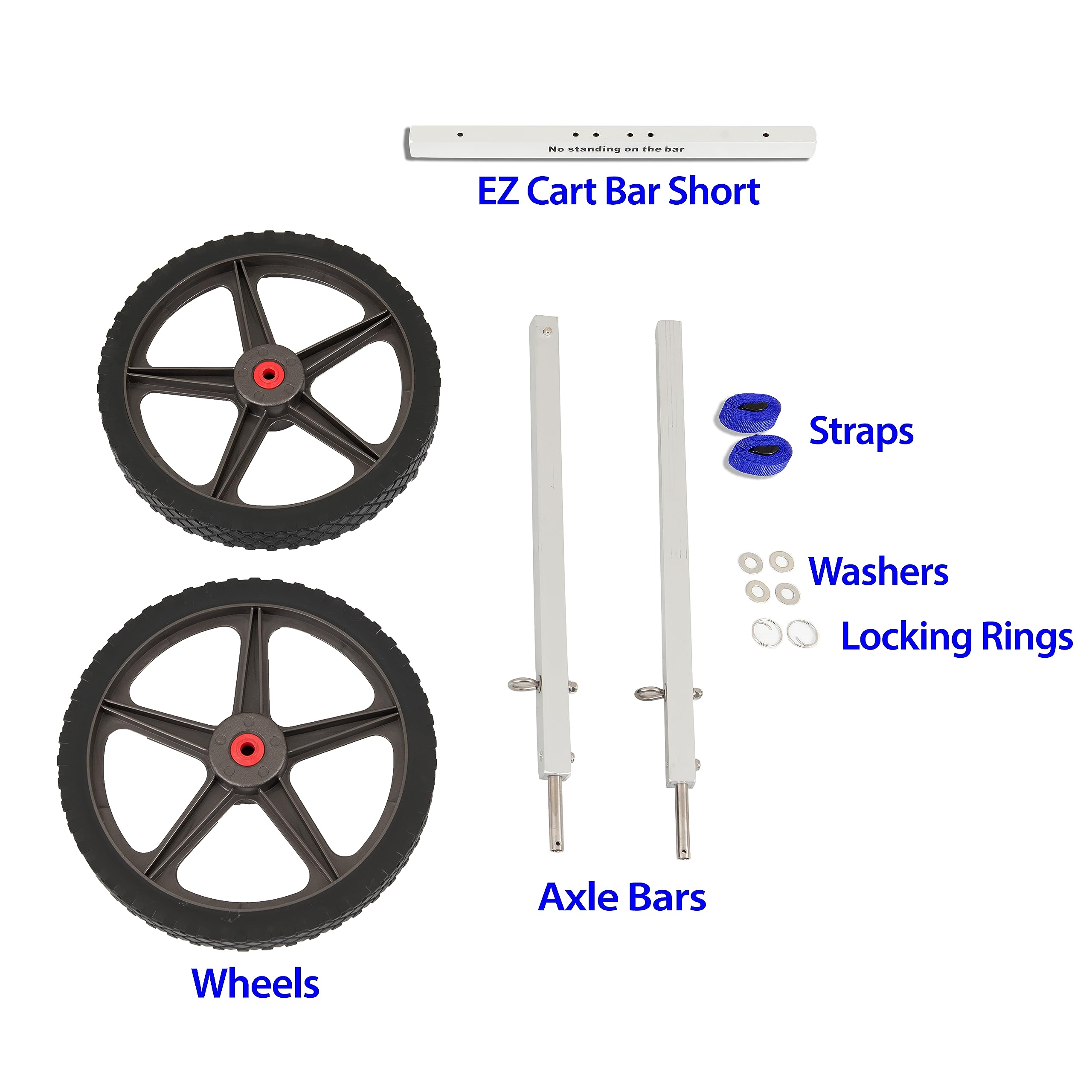 Sea Eagle Ez Cart - Chart Wheel System For Boats And Kayaks (Small Ez Cart)