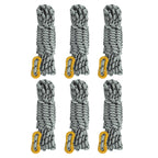 Geertop 5 Mm Camping Tent Guylines With Aluminum Adjuster Tensioner Ultralight Tent Cords For Camp Tent Tarp, Canopy Shelter, Ca