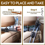 2 Set Bow Hanger for Truck Portable Bracket Bow Buddy Universal Compound Bow Headrest Holder for Vehicle Storage and Hunting Tra