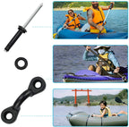 Hlogree Kayak Handles 2 Pack,Orange Kayak Carry Handle With Rivets,Kayak Replacement Handles,Kayak Handles For Emotion/Pelican/H