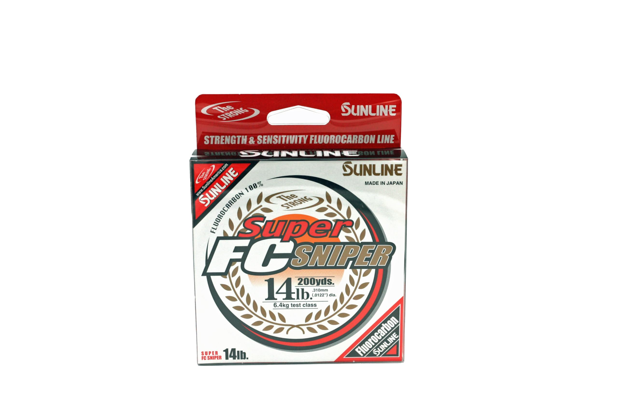 Sunline Super FC Sniper Fluorocarbon Fishing Line, 14 Pound 200 Yards, Natural Clear