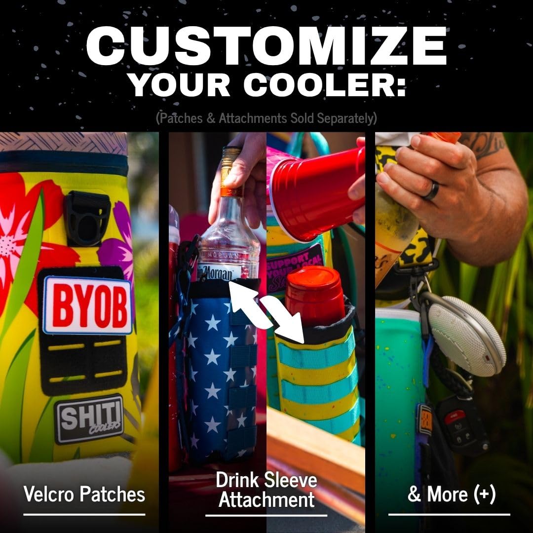 Shiti Coolers Cooler For Camping, Travel, Beach, Soft Lunch Box For Food, Drinks & Ice, Portable, Waterproof 24 Hr Insulated Bag