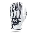 Bg Bender Golf Glove  Wear On Left  (White Bones, Mens Small)