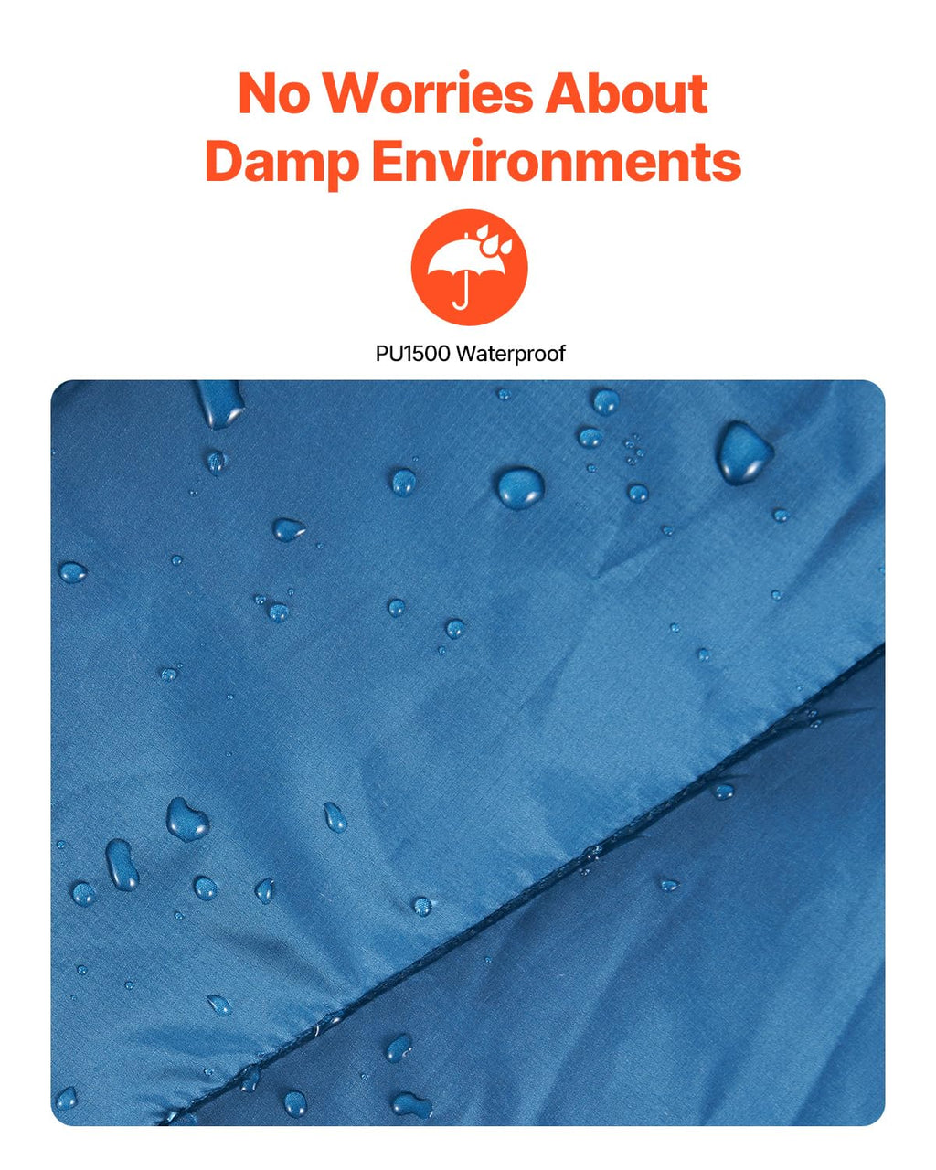 Vevor Camping Blanket, Large Warm Wearable Stadium Blanket, Waterproof & Windproof, Polyester Fiber, Flame Retardant, Great For