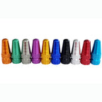 Winorda 40 Pieces 10 Colors Bike Tire Valve Stem Caps Aluminum French Bicycle Air Tire Caps Bike Valve Caps Presta Valve Caps Al
