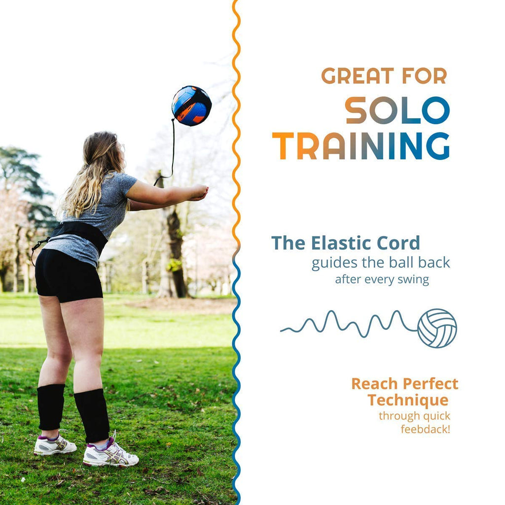 Puredrop Volleyball Training Equipment Aid Great Trainer For Solo Practice Of Serving Setting Spiking And Arm Swings Returns The