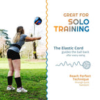 Puredrop Volleyball Training Equipment Aid Great Trainer For Solo Practice Of Serving Setting Spiking And Arm Swings Returns The
