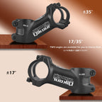 Triwonder 31.8 Bike Stem - 35 Degree, 70Mm, 80Mm, 90Mm - Mtb Stem For Road, Mountain, Bmx Bikes (Black, 31.8 X 80 Mm)
