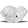 Miken | PRO Series Slowpitch Softball Glove | 13.5 | RHT | White/White