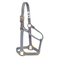 Weaver Leather 35-7003-Gh Original Non-Adjustable Halter, 1'' Yearling Horse, Graphite