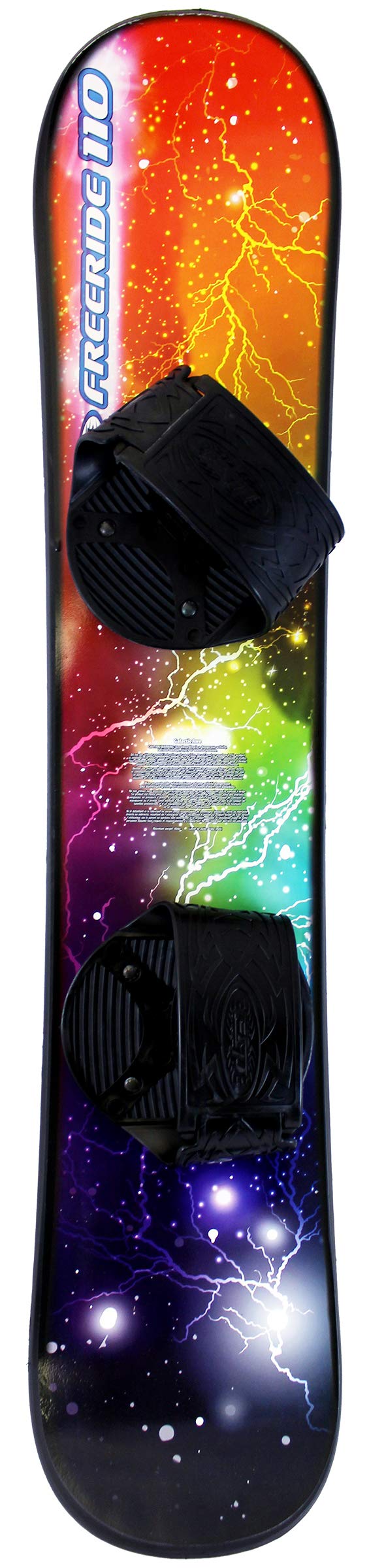 Emsco Group Esp 110 Cm Freeride Snowboard - Adjustable Bindings - For Beginners And Experienced Riders, Graphic
