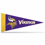 Rico Industries Nfl Minnesota Vikings 8-Piece 4-Inch By 9-Inch Classic Mini Pennant D  Cor Set