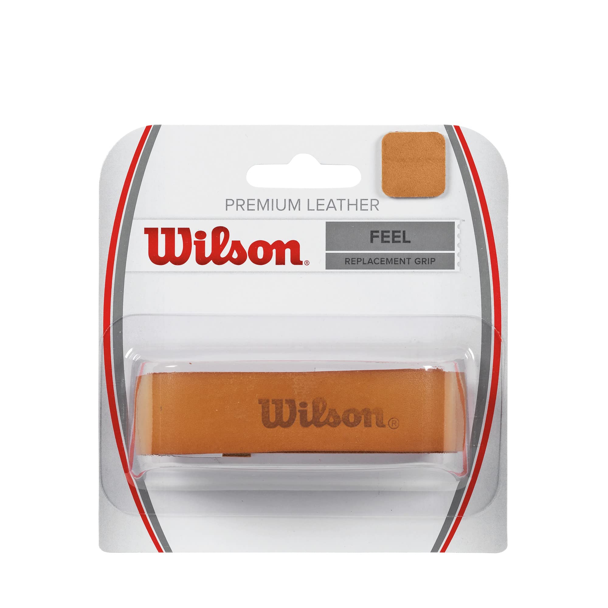 Wilson Leather Tennis Racquet Grip, Brown, 22  1100Mm  1.70Mm