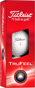Titleist TruFeel Golf Balls (White, 3pk) 1 Sleeve 2024