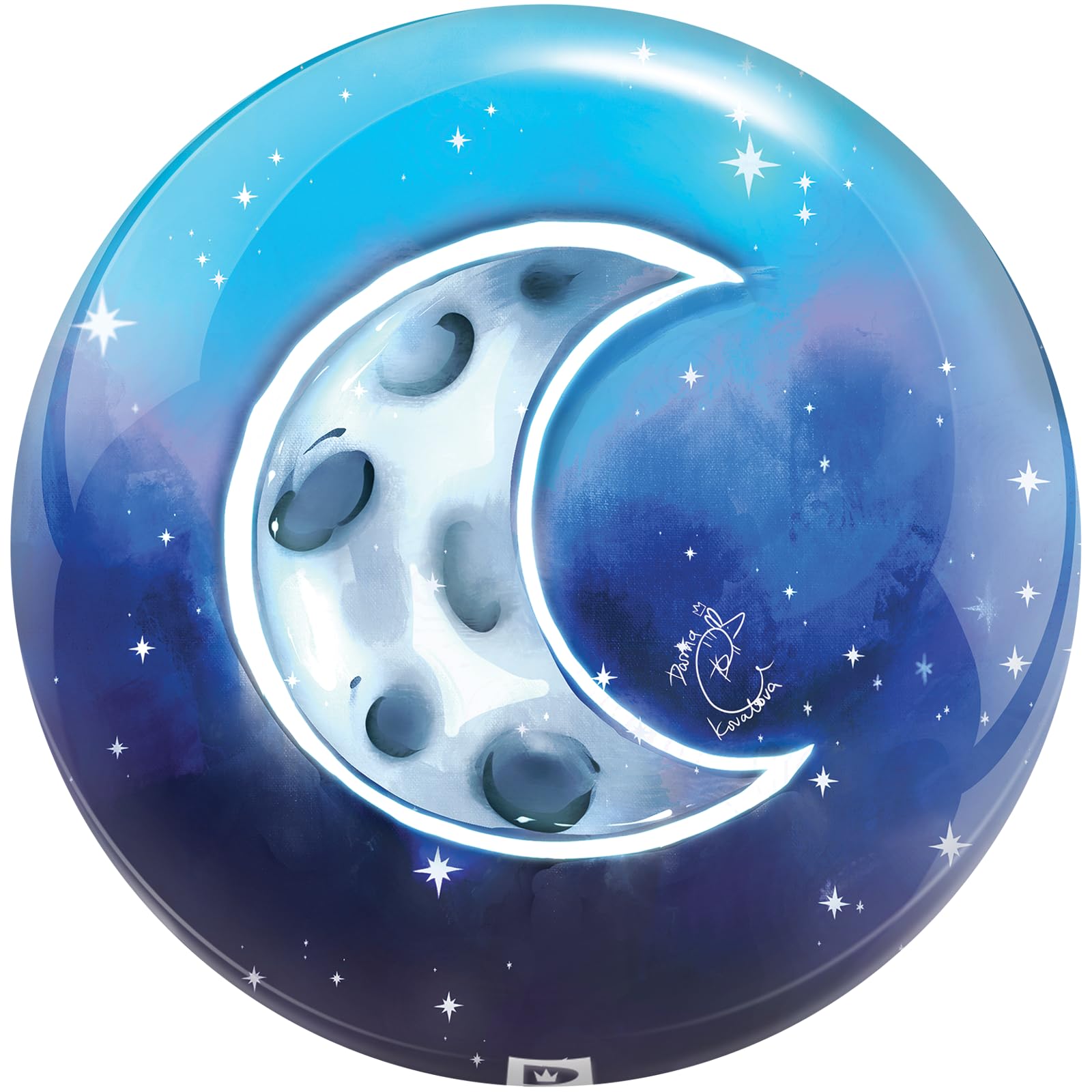 Brunswick Viz-A-Ball Bowling Ball (12Lbs, Sun And Moon)