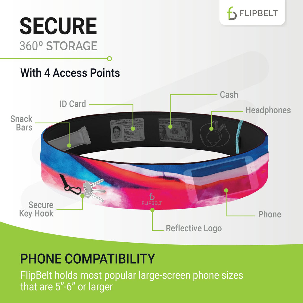 Flipbelt Fb0114-Hpk-Xs.1, Hot Pink, Extra Small