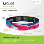 Flipbelt Fb0114-Hpk-Xs.1, Hot Pink, Extra Small