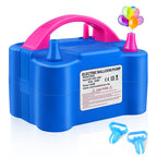 Electric Balloon Pump,Qipump 110V 600W Balloon Blower Inflator Dual Nozzle Air Pump Balloons Inflator For Decoration, Party, Spo