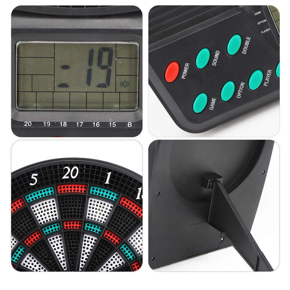 Huakii ?????????????????? ???????? 545G Mini Scoring Dartboard, Mini Dartboard, Lcd Display Screen Bar For Leisure Entertainment