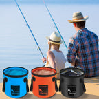 Autodeco 3 Pack Collapsible Bucket 5 Gallon Container Folding Water Bucket Portable Wash Basin For Outdoor Travelling Camping Fi