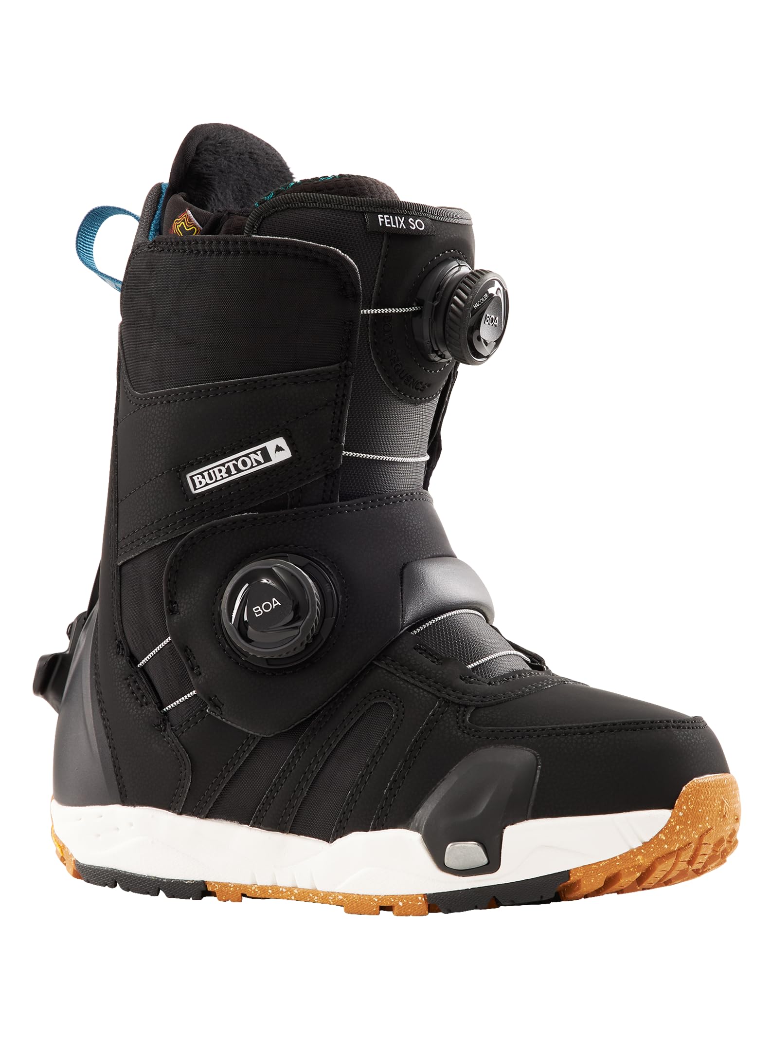 Burton Women's Felix Step On Snowboard Boots, Black, 8.5