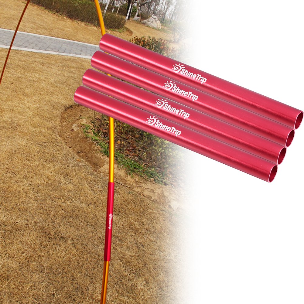 12Pcs Replacement Tent Poles For Diameter 7.98.5Mm Support Bar Awning Frames Kit With Case For Trekking Cam Hiking & Aluminum Al