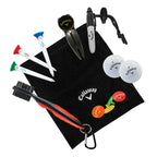 Callaway On-Course Golf Accessories Gift Set With Golf Club Brush & Divot Repair Tool With Ball Marker,Black