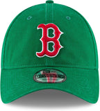 New Era Mlb Core Classic 9Twenty Adjustable Hat Cap One Size Fits All (Boston Red Sox Kelly Green)