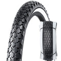 Mohegia Bike Tire,24'' X 2.125'' Folding Beach Cruiser Bicycle Replacement Tires/White Side Wall   