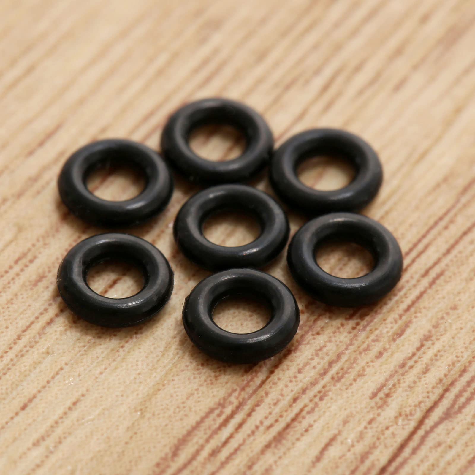 Dophee 100Pcs Stems/Flights Darts Tip Rubber O Ring Black Gasket Grip Washer Grommets