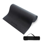 Primasole Yoga Mat With Carry Strap For Yoga Pilates Fitness And Floor Workout At Home And Gym 1/4 Thick (Black Color) Pss91Nh00