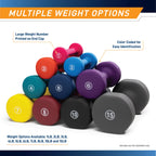 Marcy Neoprene Dumbbell, Single Piece, 1-Lb, Fuchsia
