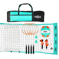 Hall of Games 20ft Outdoor Volleyball and Badminton Net with Carrying Bag Accessories Set and Adjustable Steel Poles Perfect fo