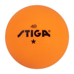 Stiga 1-Star Orange Table Tennis Balls - 6-Pack, 46-Pack, 38-Pack