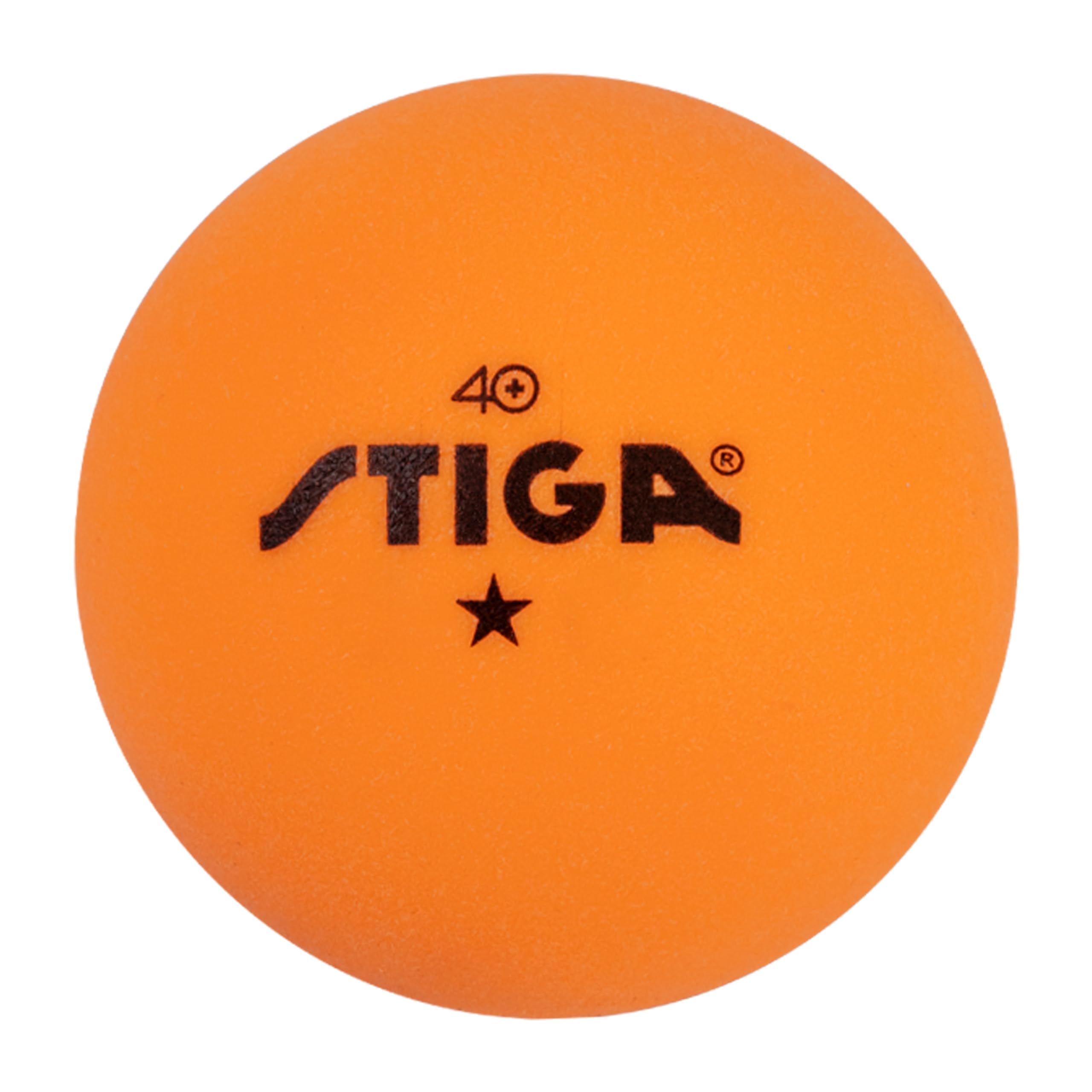 Stiga 1-Star Orange Table Tennis Balls - 6-Pack, 46-Pack, 38-Pack