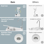 Yitahome Upgrated Portable Sink Camping Hand Washing Station With 17 L Wash Basin Stand, Rolling Wheels, Soap Dispenser, Towel H