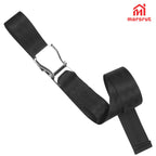 Belt Squat Collar for Nordic Hamstring Curl on Bench, 5.6Ft Long Buckle Strap for Seat Workouts Leg Extension Machines Achieve S