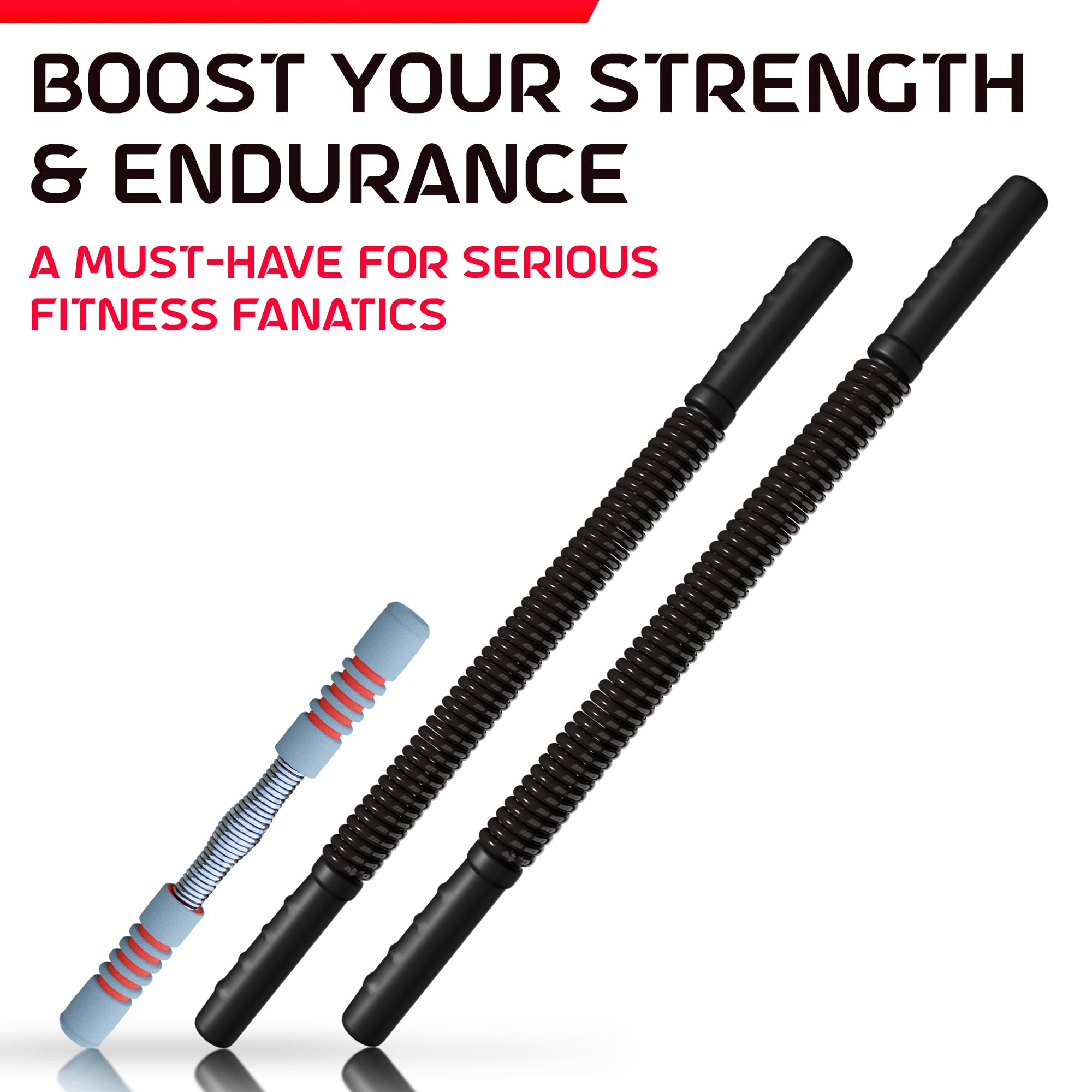 Zenooze Power Twister Bar, Chest Exerciser For Men, The Ultimate Upper Body Chest Workout Equipment For Strengthening Your Chest