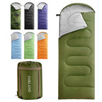 Farland Sleeping Bags For Adults Teens Kids With Compression Sack Portable And Lightweight For 3-4 Season Camping, Hiking,Waterp